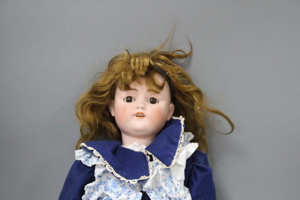 A Kestner 168 bisque head doll, marked E.168.9